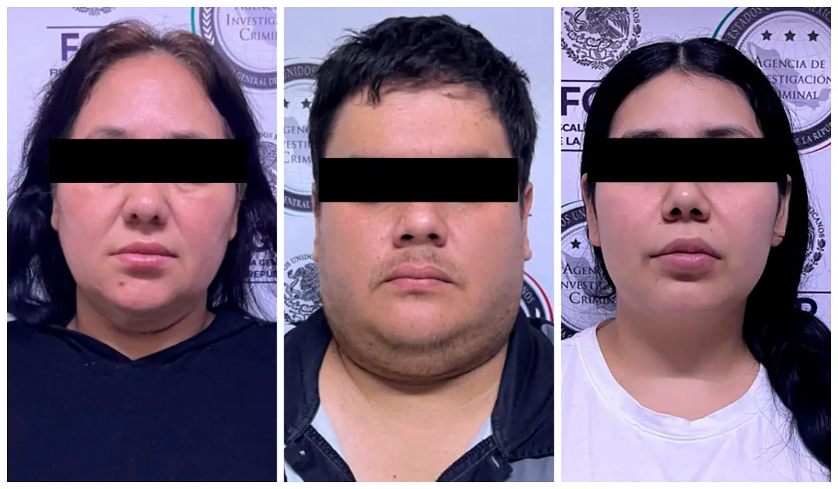 Detienen en Sonora a tres personas con más de 30 kilos de heroína.