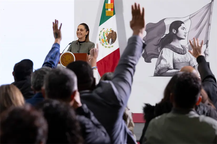 La mandataria nacional llega a Sinaloa el sábado. Foto: Gob. de México