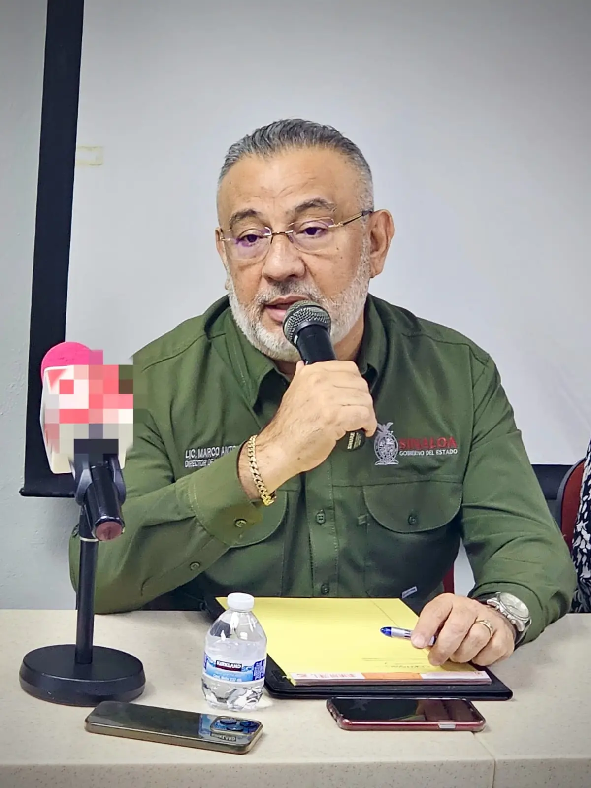 Marco Osuna Moreno invitó al evento. Foto: Gob. de Sinaloa