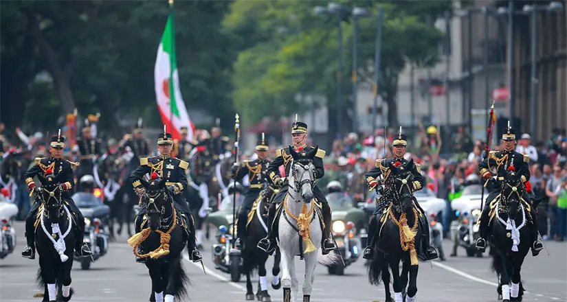 El desfile del 16 de septiembre iniciará a las 9:00 horas en Pachuca, Hidalgo. Foto: Cortesía. El desfile del 16 de septiembre iniciará a las 9:00 horas en Pachuca, Hidalgo. Foto: Cortesía.