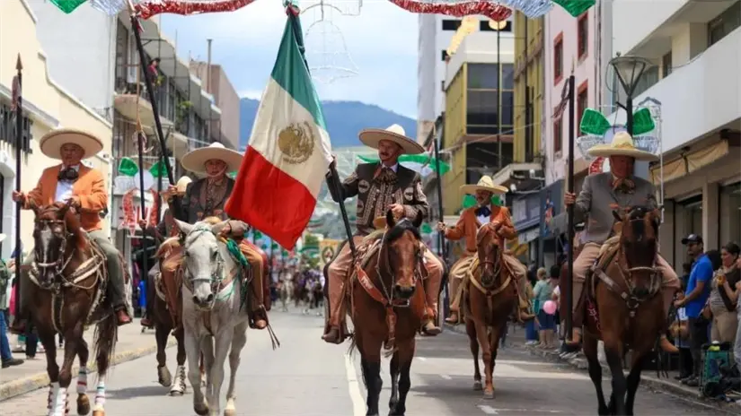 Tradicional Desfile de Jinetes en Pachuca 2025. Foto: Cortesía.