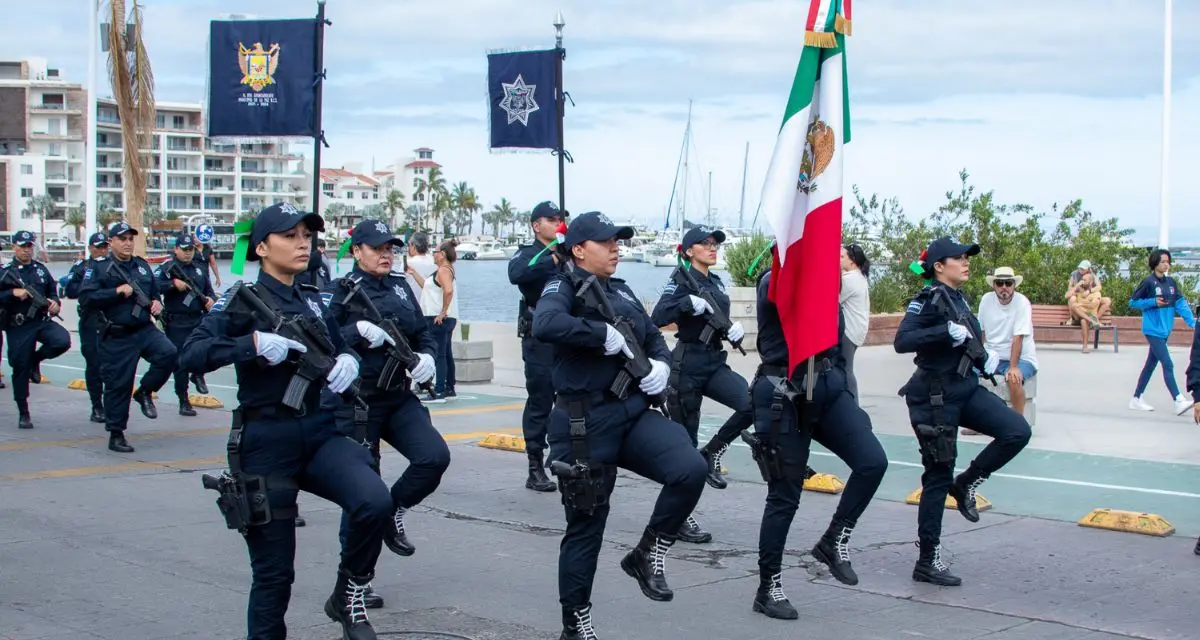 Aquí te decimos que vialidades estarán cerradas por el desfile Cívico.Militar en La Paz. Foto: cortesía