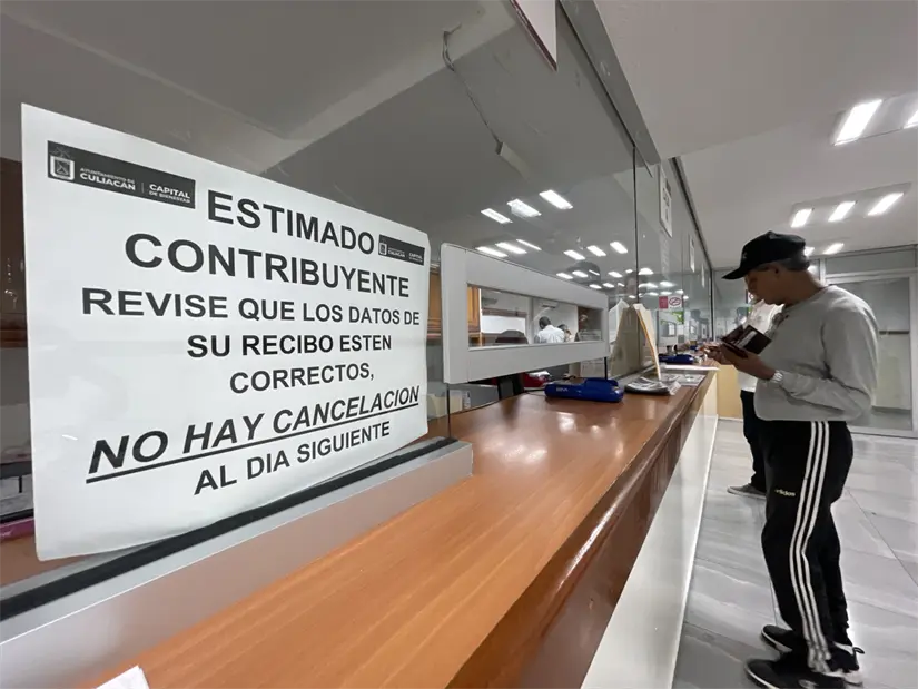 El Ayuntamiento de Culiacán ofrece descuentos al predial. El Ayuntamiento de Culiacán ofrece descuentos al predial. Foto: Lino Ceballos.