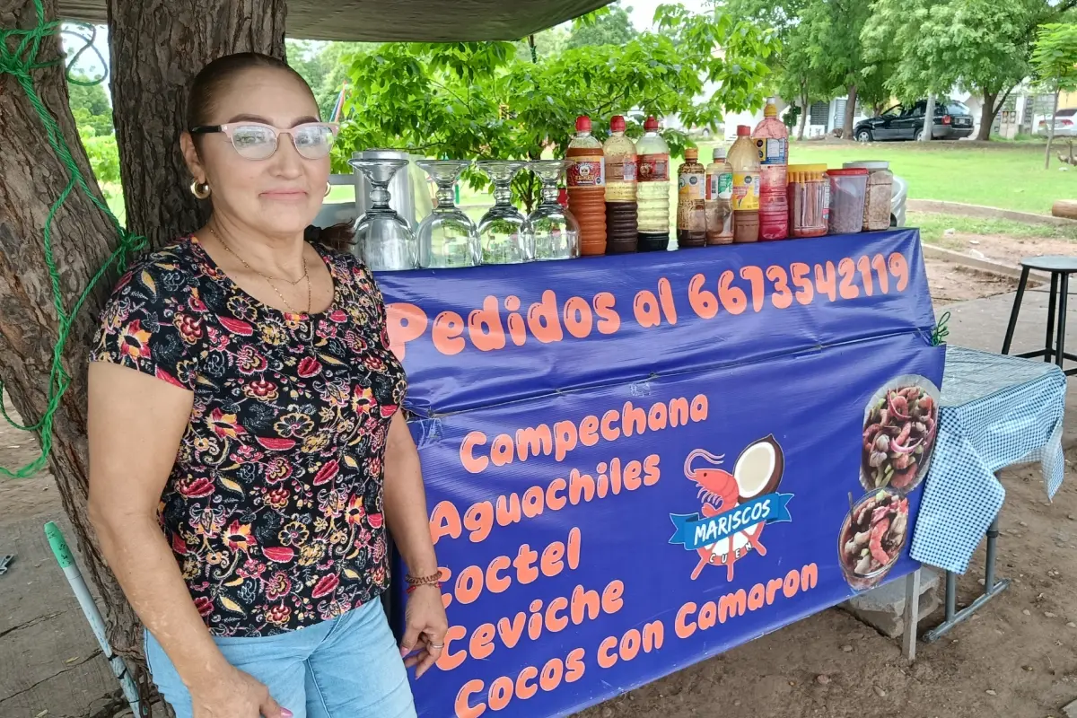 Blanca Ofelia, de 50 años, dejó su empleo en una marisquería y abrió su propio negocio de mariscos en Los Ángeles, inspirando a otros a emprender | Imágenes de Francisco Castro