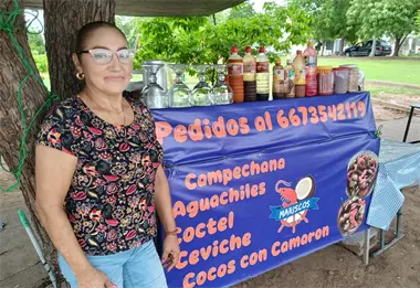 Blanca Ofelia: de aprendiz a emprendedora en el giro de mariscos en Culiacán