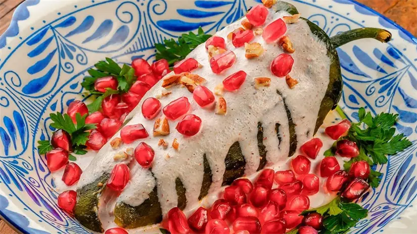 Estos son los pasos para elaborar chiles en nogada. Foto: Cortesía