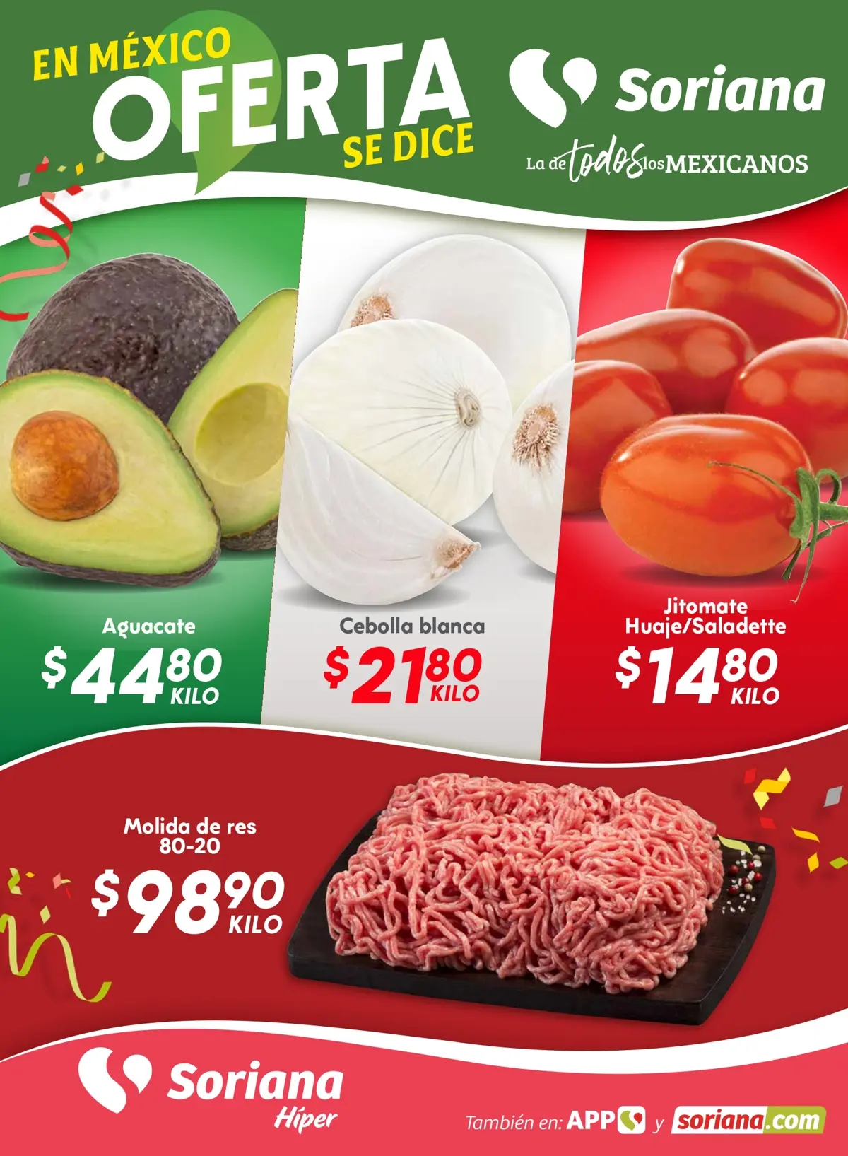 Ofertas de Soriana Fin de Semana Hiper del 12 al 15 de septiembre Algunas de las ofertas que encuentras en este Fin de Semana Hiper. Imagen: Soriana
