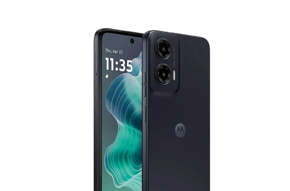 El Motorola Moto G35 incluye altavoces estéreos. Foto: Cortesía