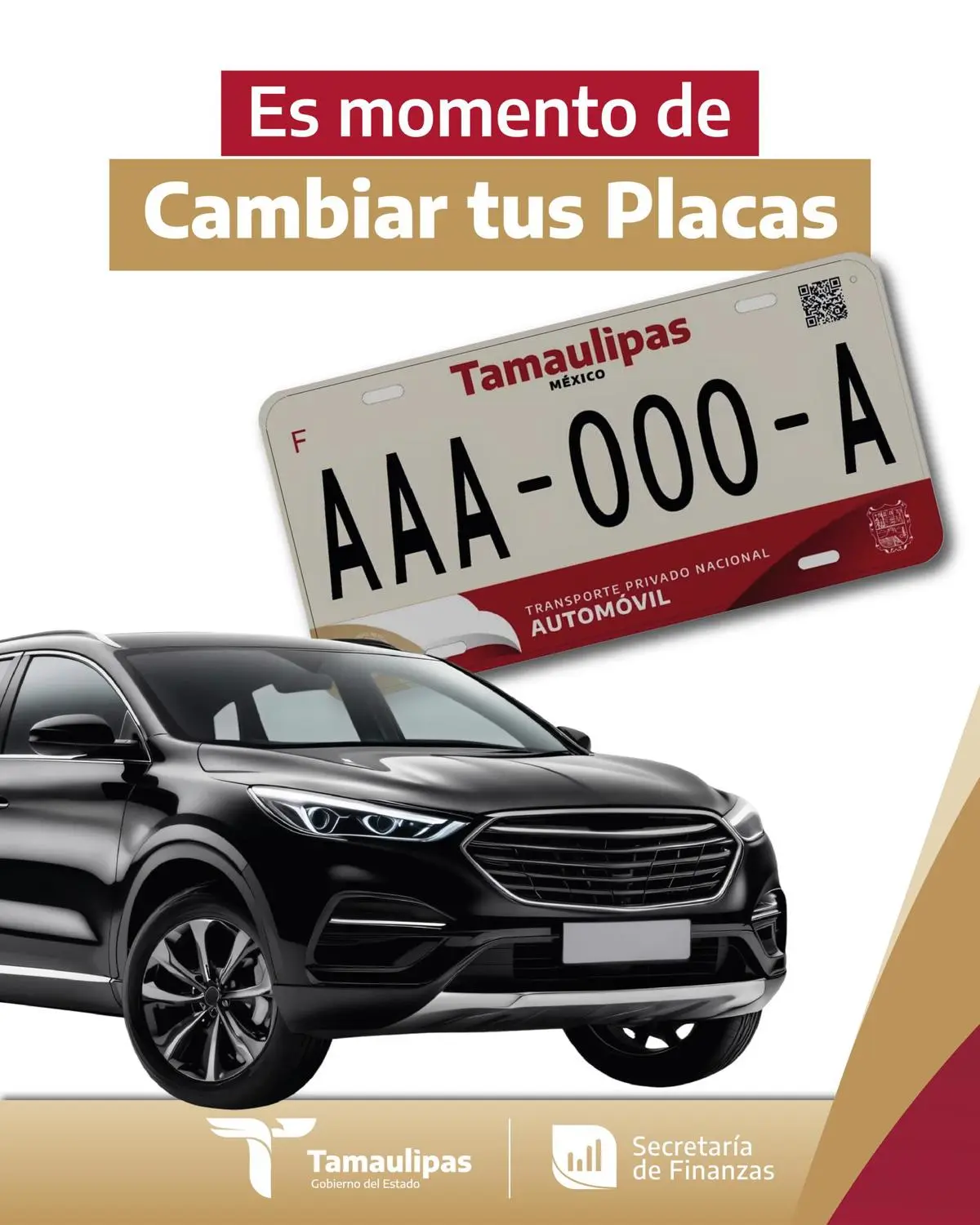 Descubre como realizar el cambio de placas en Tamaulipas. Foto: Cortesía.