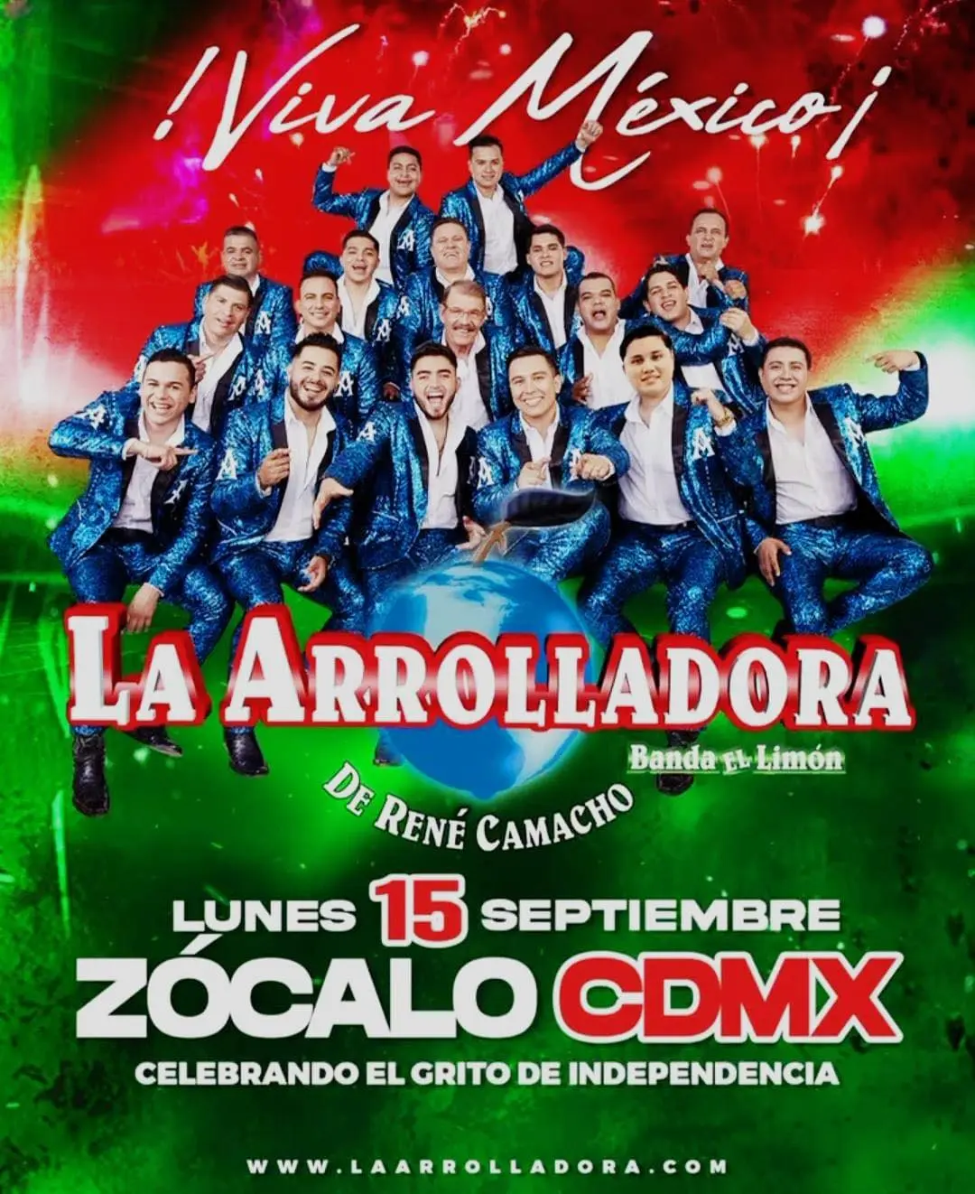 Arrolladora Banda El Limón Grito de Indpendencia. Arrolladora Banda El Limón Grito de Indpendencia.