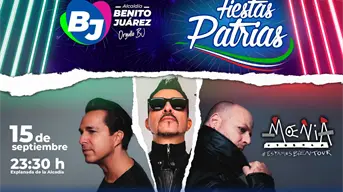 Moenia, mariachi y verbena popular: cartelera del 15 de septiembre 2025 en Benito Juárez