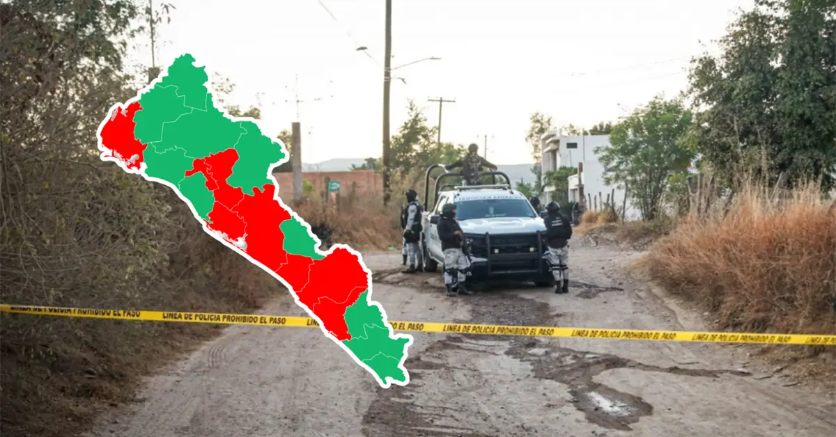Doce municipios de Sinaloa no registraron homicidios en la última semana