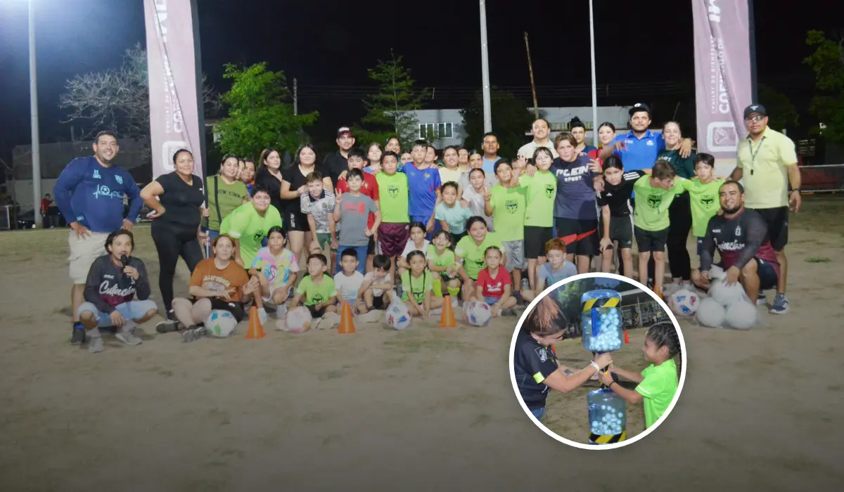 Deporte, alegría y unión familiar en la Unidad Deportiva 21 de Marzo en Culiacán