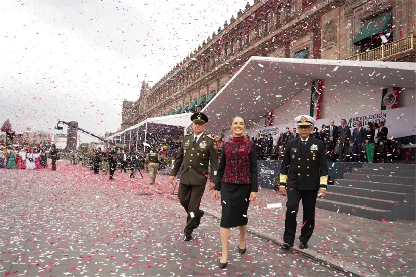 Desfile Cívo-Militar en Ciudad de México del 16 de septiembre 2025. Foto: Cortesía.