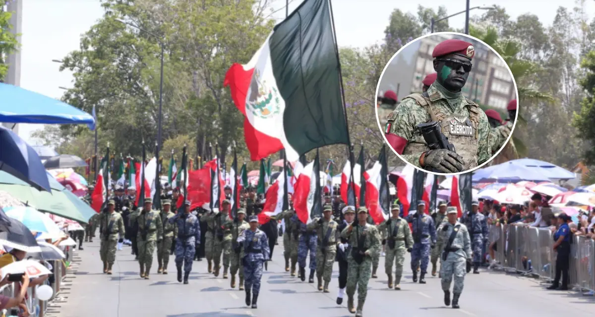 Desfile Militar del 16 de sepiembre en Ciudad de México 2025. Foto: Cortesía.