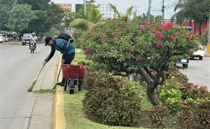 Un “Camino de colores” embellece la Avenida Clouthier en el sector Flores Magón de Mazatlán