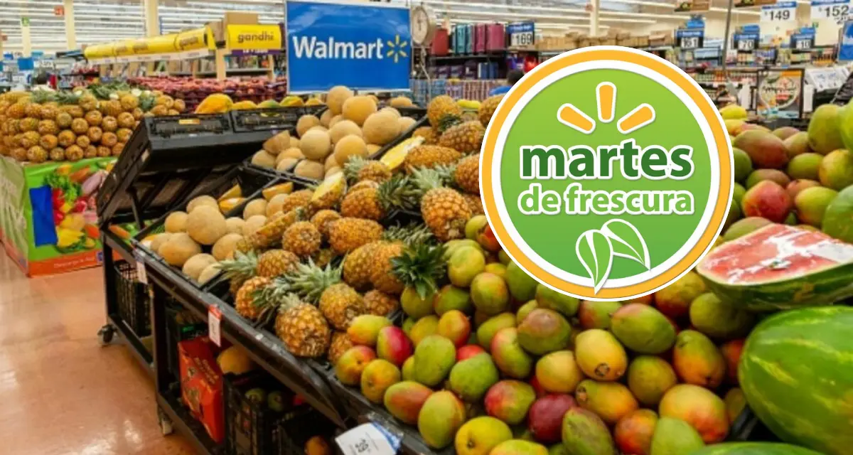 Ofertas y promociones en el Martes de frescura en Walmart. Foto: Cortesía.