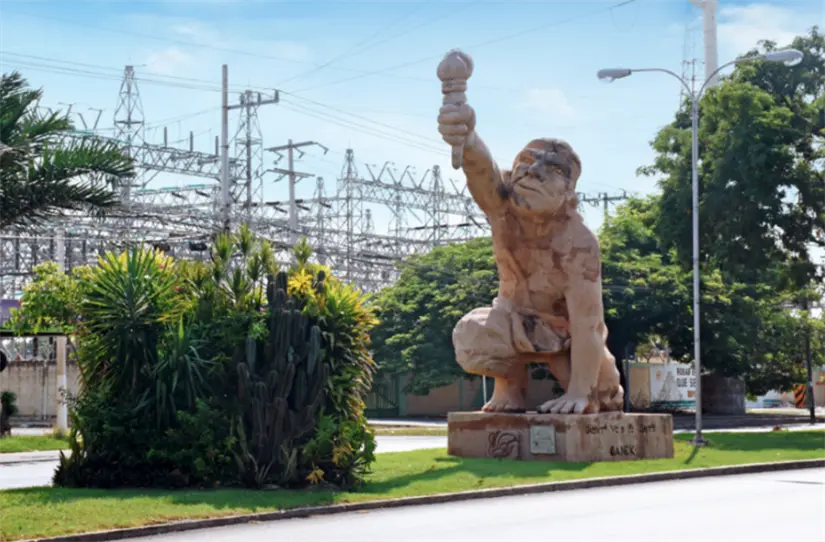 Monumento a Jacinto Canek en Mérida. Foto: cortesía.