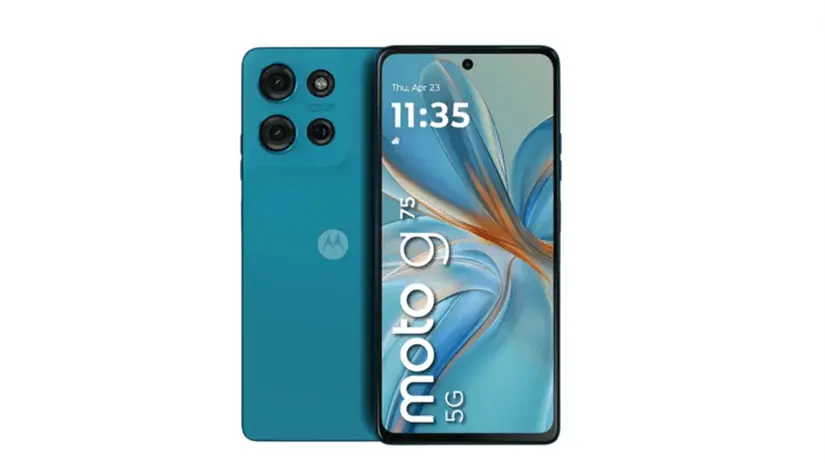 Motorola Moto G75 es parte de la gama media. Foto: Cortesía Motorola Moto G75 es parte de la gama media. Foto: Cortesía