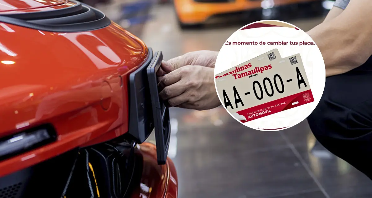 Placas vehiculares en Tamaulipas 2025 ¿cuánto cuesta dar de alta un auto nuevo?. Foto: Cortesía.