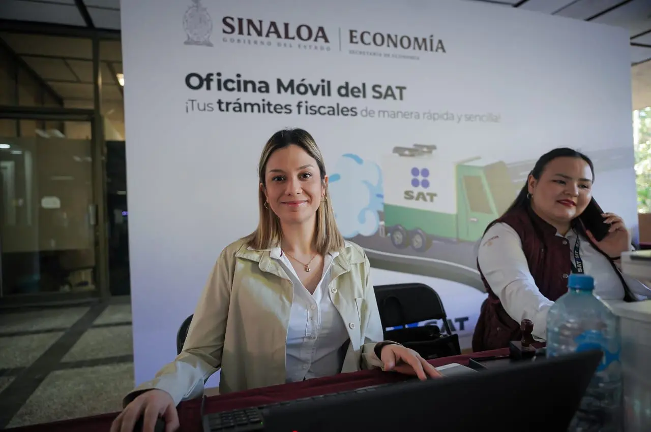 Oficina móvil del SAT atenderá en Palacio de Gobierno. Foto: Cortesía.
