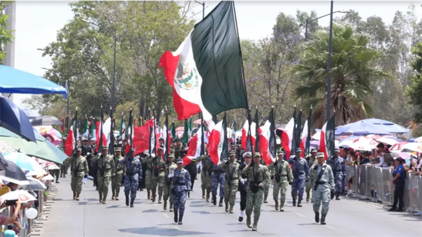 Desfile Cívo-Militar en Ciudad de México del 16 de septiembre 2025. Foto: Cortesía.