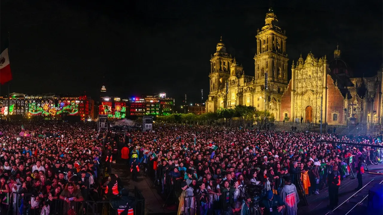 Zócalo de la CDMX.