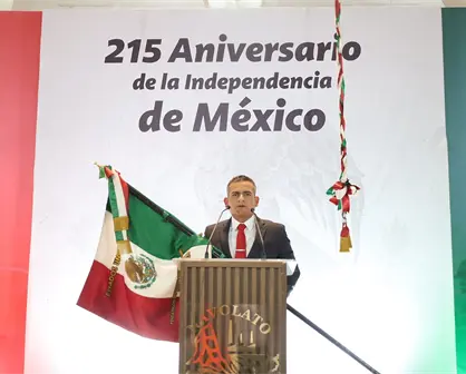 Navolato conmemora el 215 Aniversario del Grito de Independencia con un acto solemne en Palacio Municipal