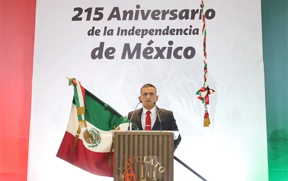 Navolato conmemora el 215 Aniversario del Grito de Independencia con un acto solemne en Palacio Municipal