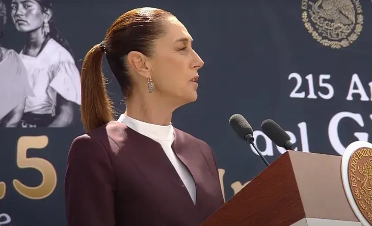 Sheinbaum recalcó el trabajo de las mujeres. Foto: Gob. de México