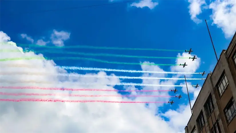 La Fuerza Aérea Mexicana hizo acto de presencia. Foto: Gob. de México