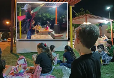 Cine bajo las estrellas y un simbólico Grito de Independencia en parque de Zona Dorada, Culiacán
