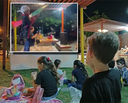 Cine bajo las estrellas y un simbólico Grito de Independencia en parque de Zona Dorada, Culiacán