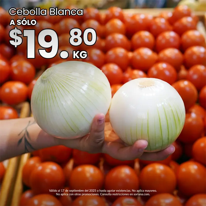 Frutas y verduras a precios bajos cada semana. Imagen: Soriana