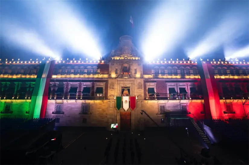 Así de hermoso lució el Palacio Nacional 