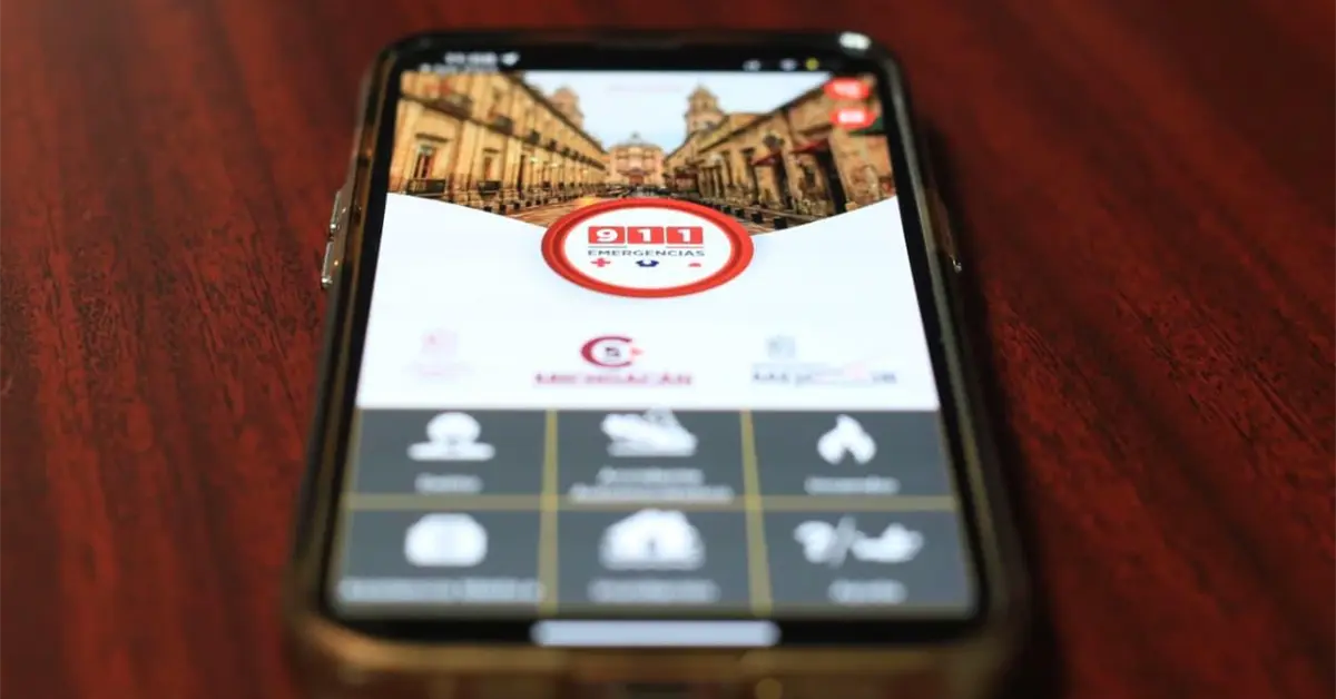 App 911 Michoacán para pedir ayuda en una emergencia
