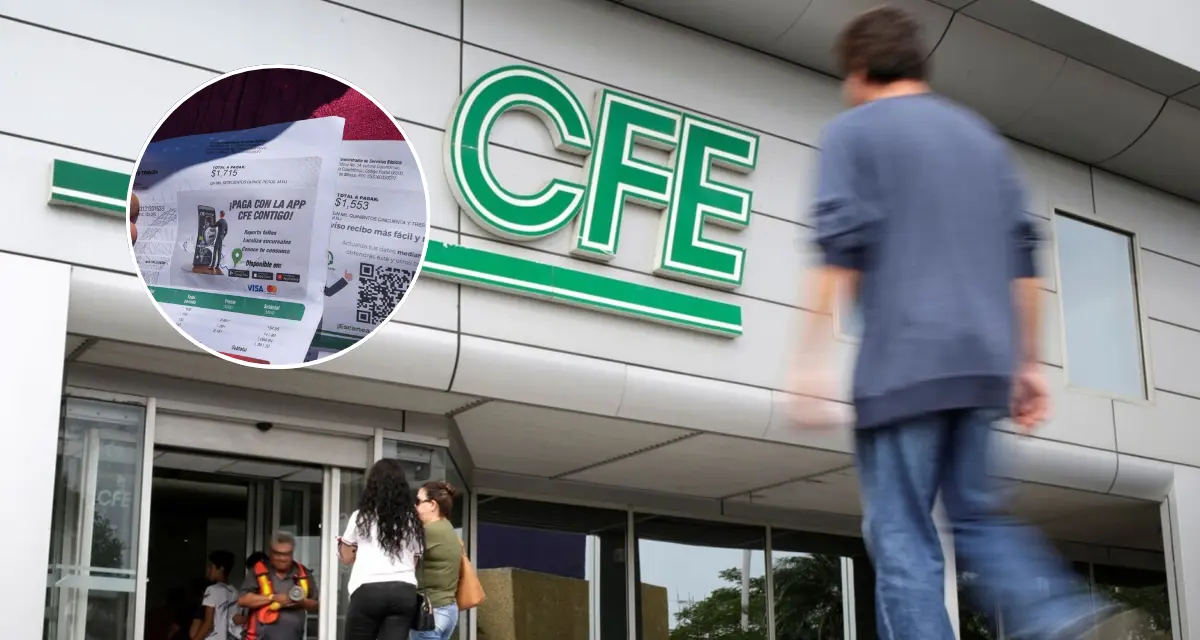De esta manera puedes cambiar el titular del recibo de luz de la CFE. Foto: Cortesía.