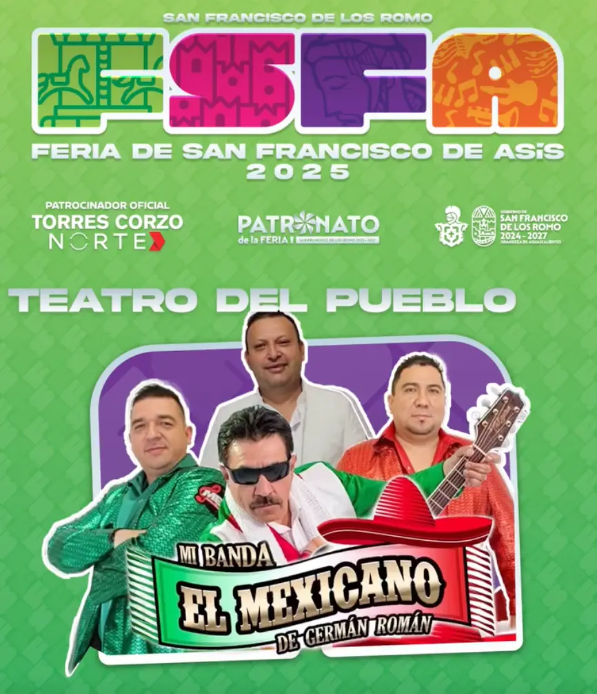 Muévete al ritmo de la Banda El Mexicano en Aguascalientes. Foto: cortesía.