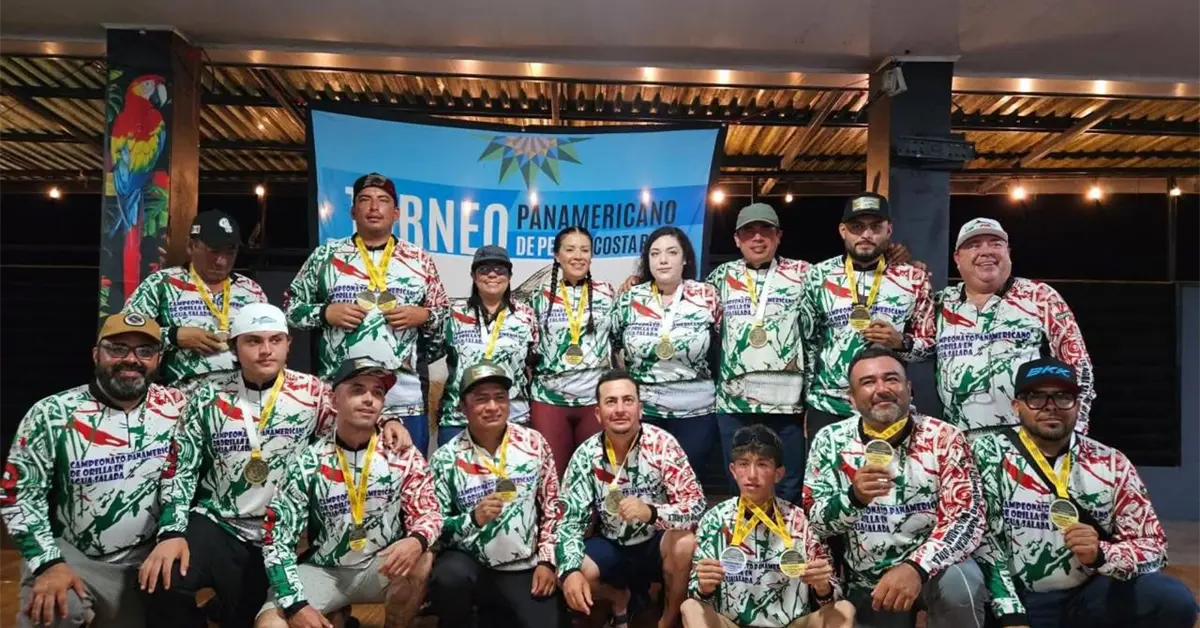 México es Campeón Panamericano de Pesca de Playa en Costa Rica; sinaloenses brillan