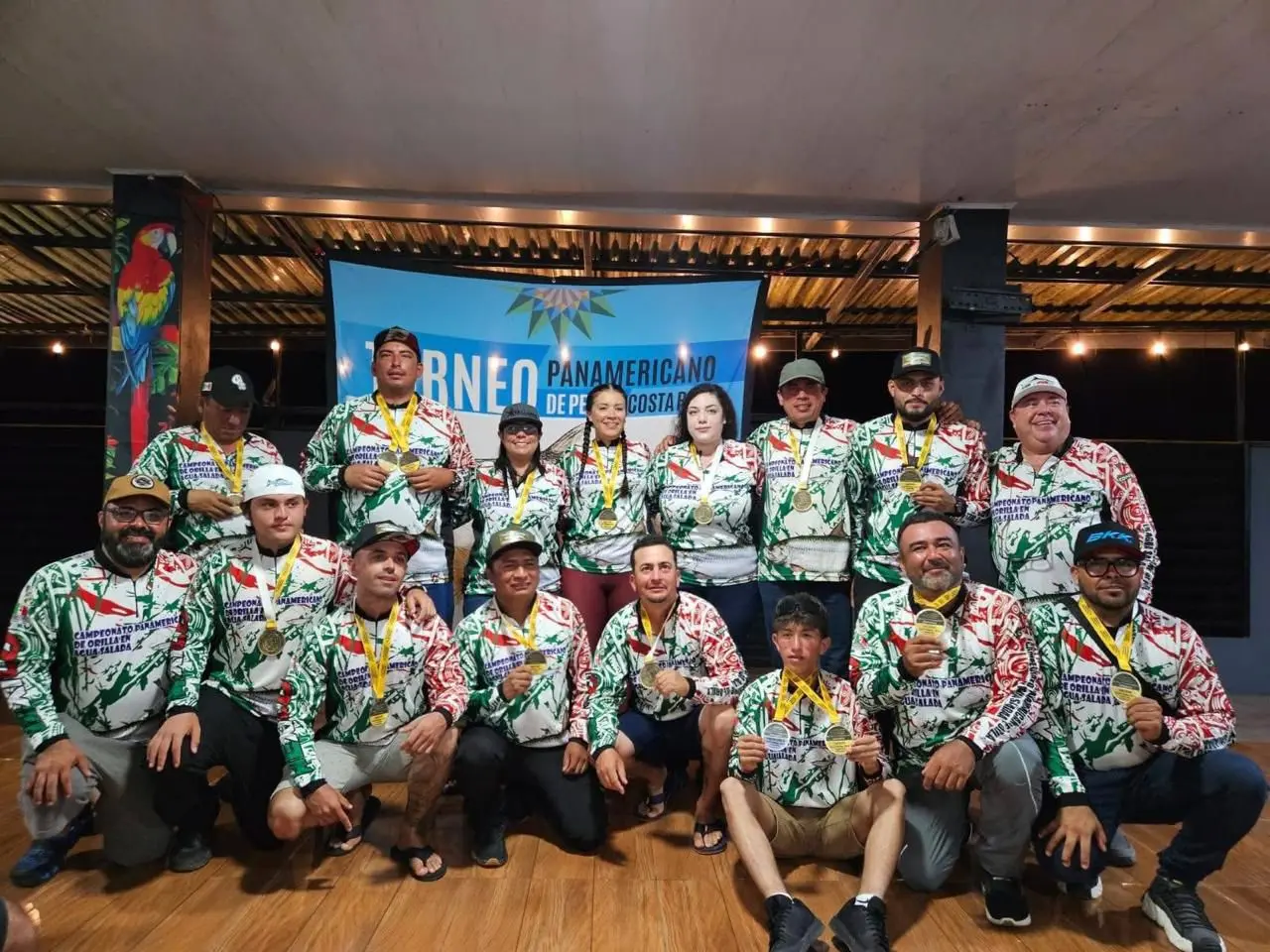 Campeones Panamericanos de Pesca de Playa. Foto: Cortesía.