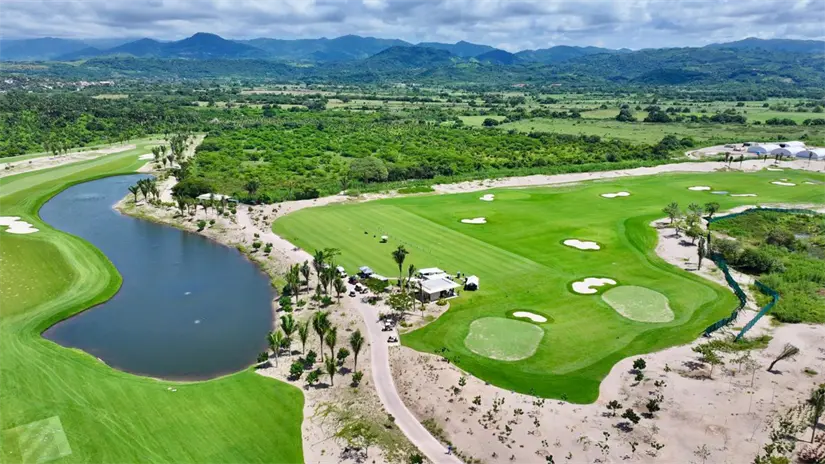 Vista del nuevo campo de golf. Vista del nuevo campo de golf. Foto: Cortesía.