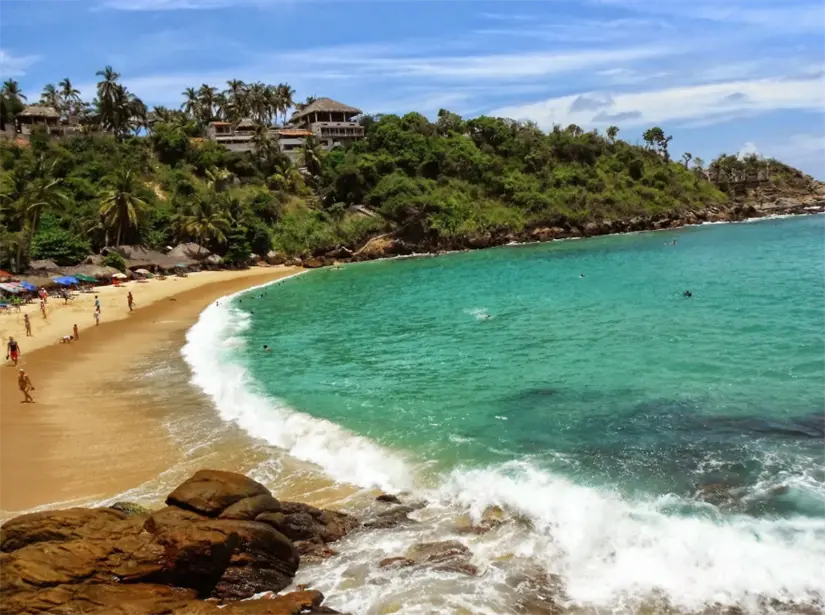 Playa Carrizalillo en Oaxaca. Foto: cortesía.