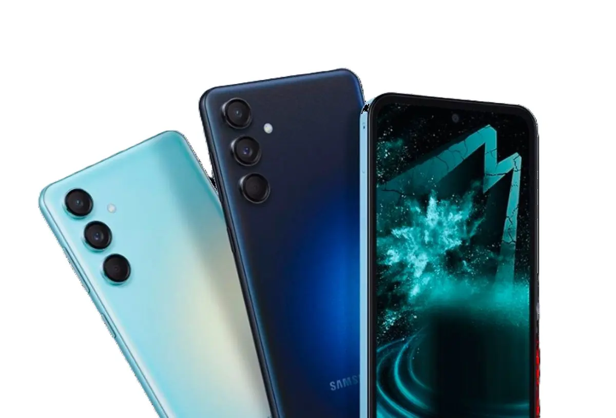 Samsung Galaxy M55 con altavoces estéreos. Foto: Cortesía