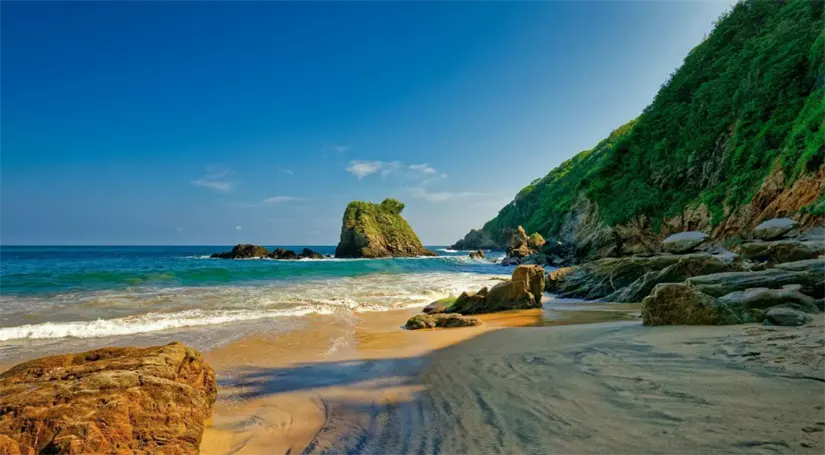 Playa Mazunte en Oaxaca. Foto: cortesía.