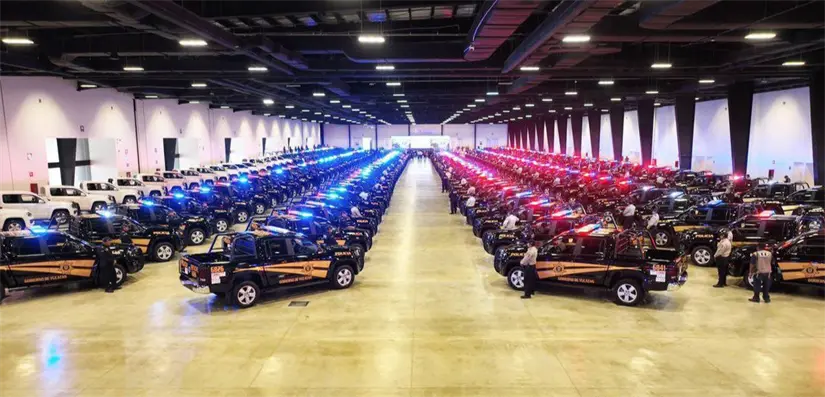 Nuevo equipamiento de seguridad pública en Yucatán. Crédito Infoliteras.
