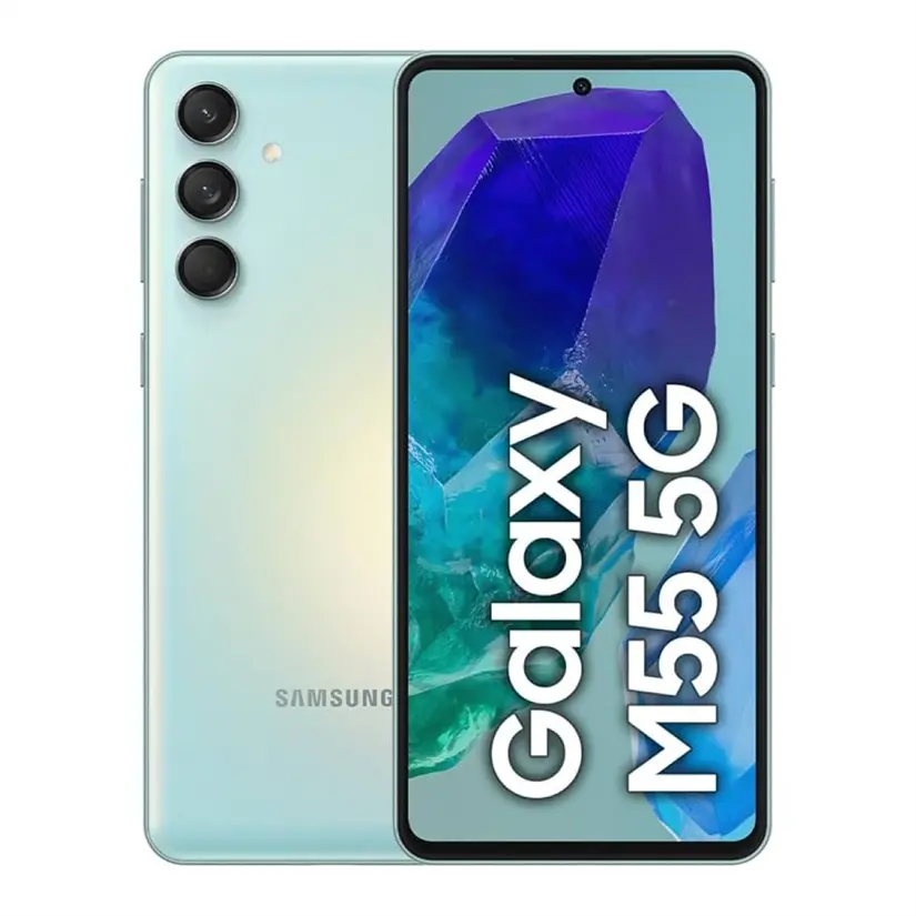 Samsung Galaxy M55 con batería de larga duración de 5,000 mAh. Foto: Cortesía