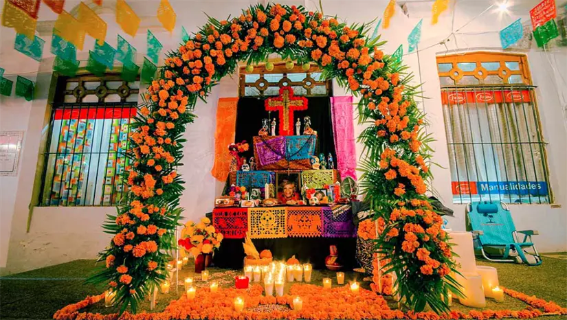 Altares del Día de Muertos. Foto: cortesía.