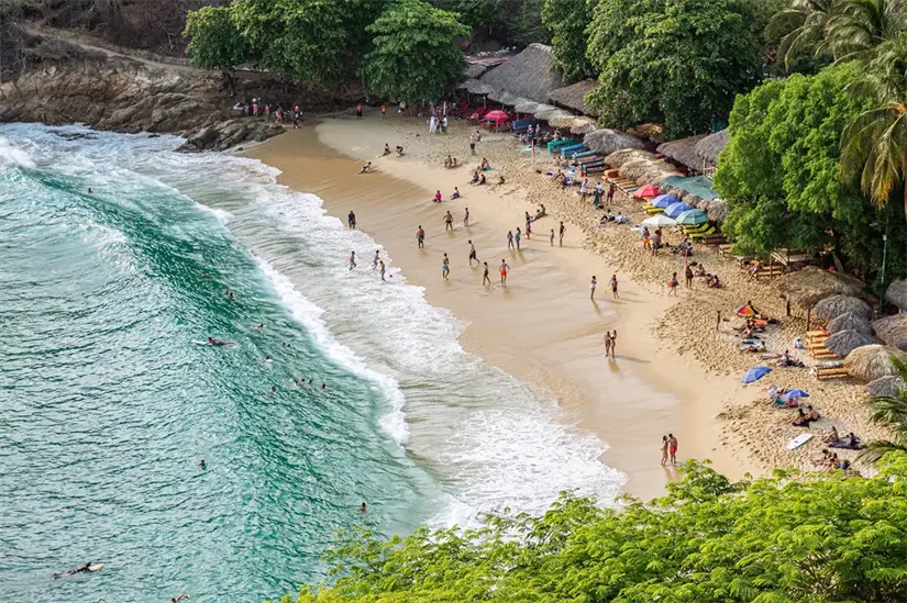 Puerto Escondido en Oaxaca. Foto: Cortesía. Puerto Escondido en Oaxaca. Foto: Cortesía.