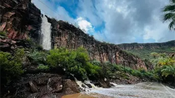 La Cascada del Salto, la joya natural que surge en Mulegé con las lluvias