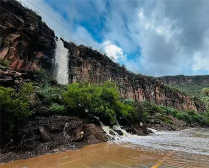 La Cascada del Salto, la joya natural que surge en Mulegé con las lluvias
